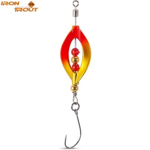 Блесна вращающаяся IRON TROUT SWIRLY LOOP LURE / 2.8g - RG