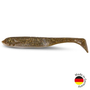 Виброхвост IRON CLAW Moby Softbaits SLIM JIM UV Non Toxic / Motoroil Pearl