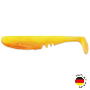 Виброхвост IRON CLAW Moby Softbaits RACKER SHAD UV Non Toxic / Fire Tiger