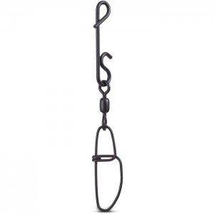 Безузловая застежка с вертлюгом и карабином AQUANTIC® Not a Knot Crosslock Swivel