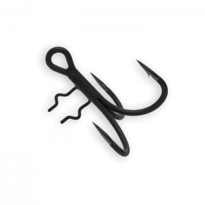 Крючки тройные MADCAT® A-STATIC SHAD T-TREBLE 4X Black
