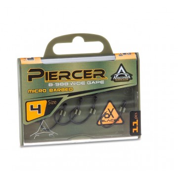 Крючки карповые ANACONDA PIERCER B-988 Wide Gape