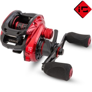 Катушка мультипликаторная IRON CLAW HIGH-V RED Low Profile Cast LH