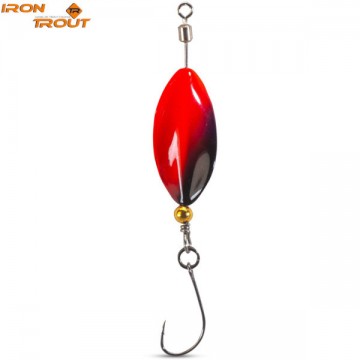 Блесна вращающаяся IRON TROUT SWIRLY LEAF LURE / 3.0g - RB