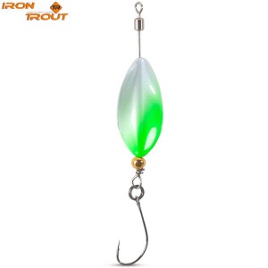 Блесна вращающаяся IRON TROUT SWIRLY LEAF LURE / 3.0g - WG