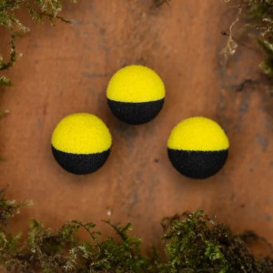 Плавающие насадки PB Products Zig Boilie - Black/Yellow - 6шт.