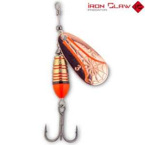 Блесна вращающаяся IRON CLAW CRACK BLADE SPINNER - UV Gold Rush
