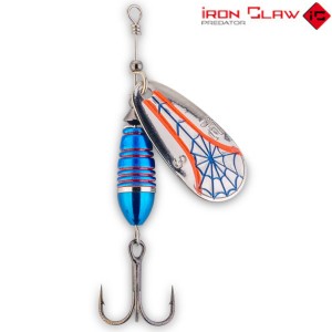 Блесна вращающаяся IRON CLAW CRACK BLADE SPINNER - UV Silver Star