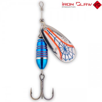 Блесна вращающаяся IRON CLAW CRACK BLADE SPINNER - UV Silver Star