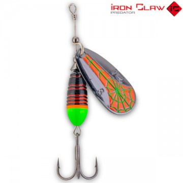 Блесна вращающаяся IRON CLAW CRACK BLADE SPINNER - UV Killer Bee