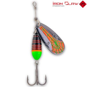 Блесна вращающаяся IRON CLAW CRACK BLADE SPINNER - UV Killer Bee