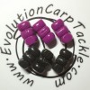 Плавающие насадки Evolution Carp Tackle Corn Stacks - Purple & Black 6шт.