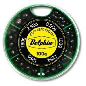 Грузила-дробинки Delphin Soft Lead Shots 100g