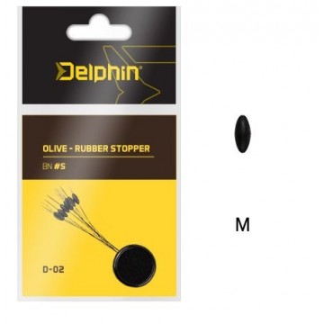 Стопоры резиновые Delphin OLIVE