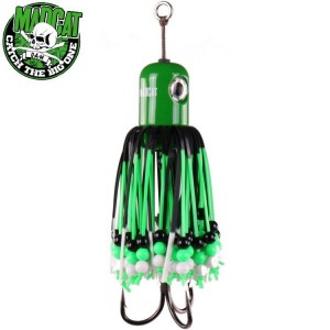 Блесны вертикальные MADCAT® CLONK TEASER THE ORIGINAL Treble Hook - GREEN