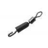 Вертлюг с заcтежкой и конусом DRENNAN Quick Snap Swivel / 6шт.