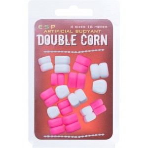 Плавающие приманки E-S-P Buoyant Double Corn 4 size - White/Pink - 16шт.