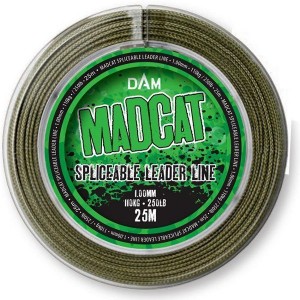 Поводковый материал MADCAT® SPLICEABLE LEADER LINE - 25m / 1.0mm / 110kg