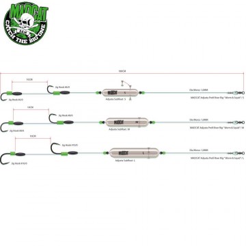 Готовые оснастки на сома MADCAT® ADJUSTA PROFI RIVER RIGS «WORM & SQUID» Готовые оснастки на сома MADCAT® ADJUSTA PROFI RIVER RIGS «WORM & SQUID»