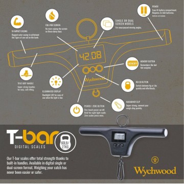 Весы Wychwood T-BAR SCALES DUAL SCREEN - 60lb