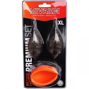 Кормушки + пресс-форма MIVARDI PREMIUM Method Feeder Set XL / 50g + 60g + Mould