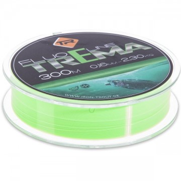 Леска для ловли форели IRON TROUT TREMA Line - 300m - Fluo Green Леска для ловли форели IRON TROUT TREMA Line - 300m - Fluo Green