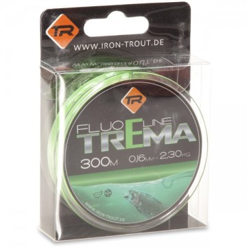 Леска для ловли форели IRON TROUT TREMA Line - 300m - Fluo Green Леска для ловли форели IRON TROUT TREMA Line - 300m - Fluo Green