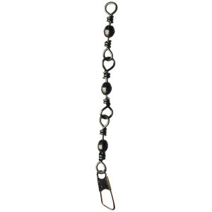 Вертлюг тройной с карабином IRON TROUT Sbirolino Swivel Chains - 5шт.