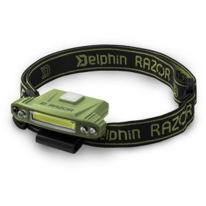 Фонарь налобный Delphin RAZOR USB - 85lm