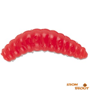 Силиконовые приманки нейтральной плавучести IRON TROUT BEE MAGGOTS / 2.5cm / Red - 20шт.