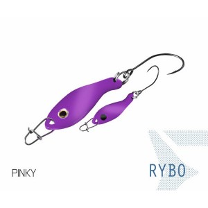 Блесна колеблющаяся Delphin RYBO Spoon / 0,5g - PINKY