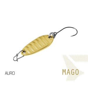 Блесна колеблющаяся Delphin MAGO Spoon / 2,0g - AURO