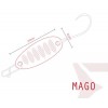 Блесна колеблющаяся Delphin MAGO Spoon / 2,0g - AURO