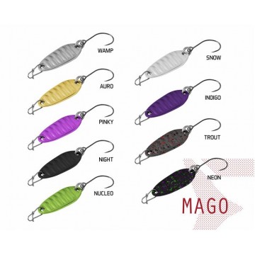 Блесна колеблющаяся Delphin MAGO Spoon / 2,0g - SNOW