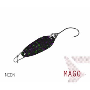 Блесна колеблющаяся Delphin MAGO Spoon / 2,0g - NEON