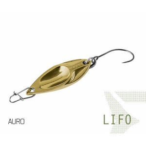 Блесна колеблющаяся Delphin LIFO Spoon / 2,5g - AURO