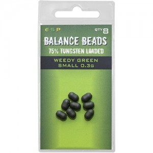 Бусины утяжеленные E-S-P Tungsten Loaded Balance Beads - Small / 0,3g / 8шт.