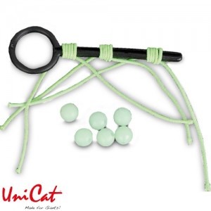 Стопорный узел с бусиной UNI CAT Giga Rubber Line Stops