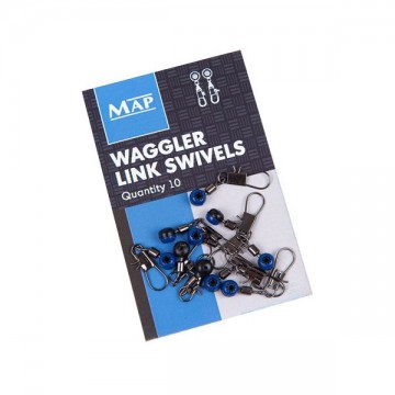 Адаптор скользящий для поплавка MAP Waggler Link Swivels / 10шт. Адаптор скользящий для поплавка MAP Waggler Link Swivels / 10шт.