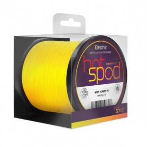 Леска плетеная Delphin HotSPOD / 300m - 0.14mm / Fluo Yellow