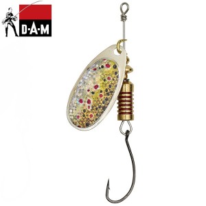 Блесна вращающаяся DAM EFFZETT SINGLE HOOK SPINNER - Brown Trout