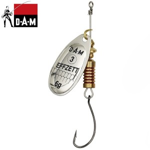 Блесна вращающаяся DAM EFFZETT SINGLE HOOK SPINNER - Silver