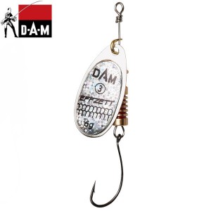 Блесна вращающаяся DAM EFFZETT SINGLE HOOK SPINNER - Reflex Silver