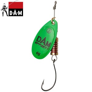 Блесна вращающаяся DAM EFFZETT SINGLE HOOK SPINNER - Green
