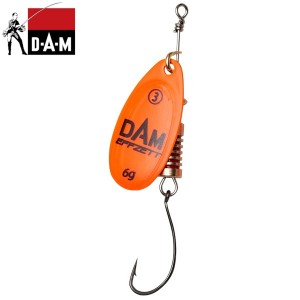 Блесна вращающаяся DAM EFFZETT SINGLE HOOK SPINNER - Orange