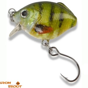 Воблер плавающий IRON TROUT CRANK Floating - 3,0cm / 2,6g / 0,2 - 0,6m / PE