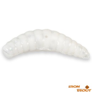 Силиконовые приманки ароматизированные IRON TROUT Super Soft Bee Maggots - Cheese / 2.5cm / WG - 15шт.