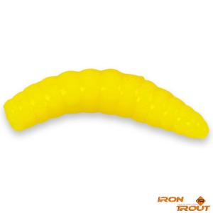 Силиконовые приманки ароматизированные IRON TROUT Super Soft Bee Maggots - Cheese / 2.5cm / Y - 15шт.