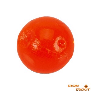 Силиконовые приманки ароматизированные IRON TROUT Super Soft Beads - Salmon Egg / 7mm / RLU - 30шт.
