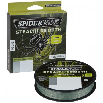 Леска плетеная SPIDER WIRE® STEALTH® SMOOTH X8 PE BRAID - 300m - MOSS GREEN Леска плетеная SPIDER WIRE® STEALTH® SMOOTH X8 PE BRAID - 300m - MOSS GREEN